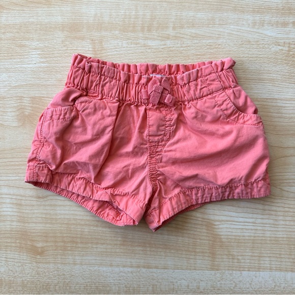 Old Navy Pull On Shorts in Coral - Size 12-18 Months - Picture 9 of 10